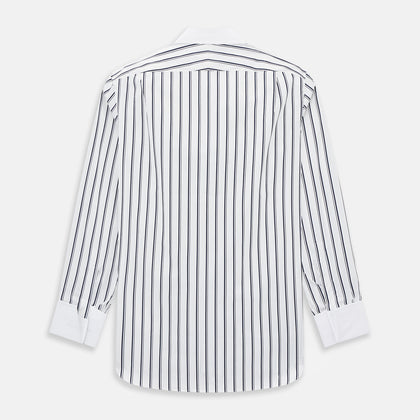 SHIRTS RF NEW WH T&A CLR WHITE DC NVY STRP ON WHT Image 2