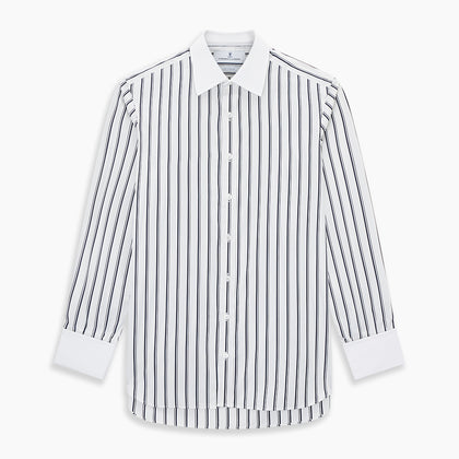 SHIRTS RF NEW WH T&A CLR WHITE DC NVY STRP ON WHT Image 5