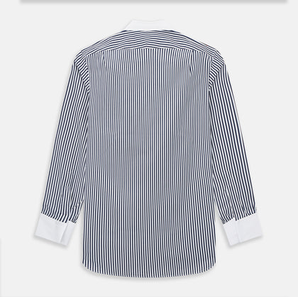 SHIRTS RF NEW WH T&A CLR WHITE DC NVY STRP ON WHT Image 2