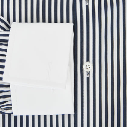 SHIRTS RF NEW WH T&A CLR WHITE DC NVY STRP ON WHT Image 3