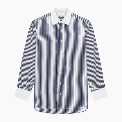 SHIRTS RF NEW WH T&A CLR WHITE DC NVY STRP ON WHT Image 6