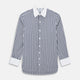 SHIRTS RF NEW WH T&A CLR WHITE DC NVY STRP ON WHT 16