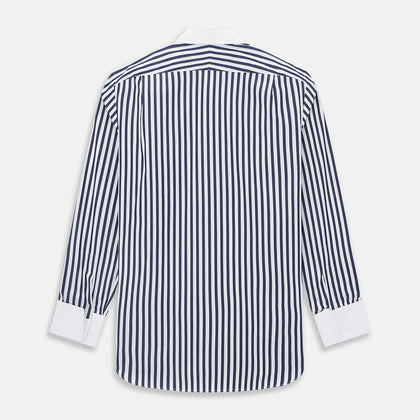 SHIRTS RF NEW WH T&A CLR WHITE DC NVY STRP ON WHT Image 2