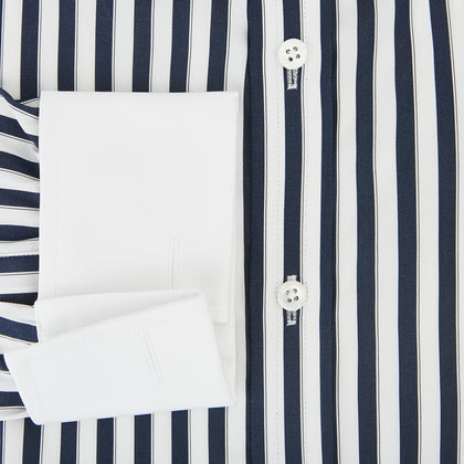 SHIRTS RF NEW WH T&A CLR WHITE DC NVY STRP ON WHT Image 3