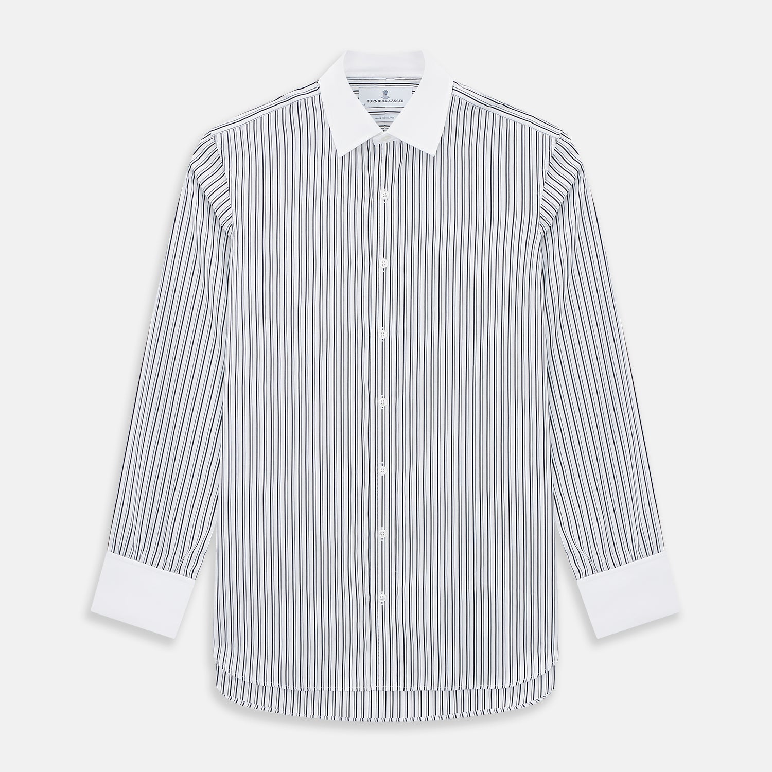 View 1 of product SHIRTS RF NEW WH T&A CLR WHITE DC NVY STRP ON WHT 15