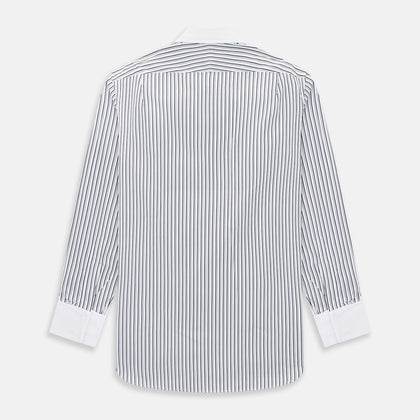 SHIRTS RF NEW WH T&A CLR WHITE DC NVY STRP ON WHT Image 2