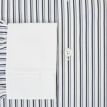 SHIRTS RF NEW WH T&A CLR WHITE DC NVY STRP ON WHT Image 3