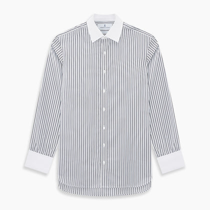 SHIRTS RF NEW WH T&A CLR WHITE DC NVY STRP ON WHT Image 6