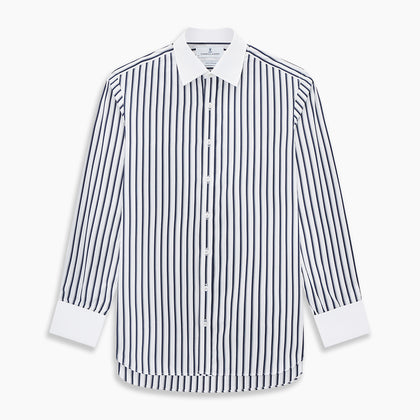 SHIRTS RF NEW WH T&A CLR WHITE DC NVY STRP ON WHT Image 6