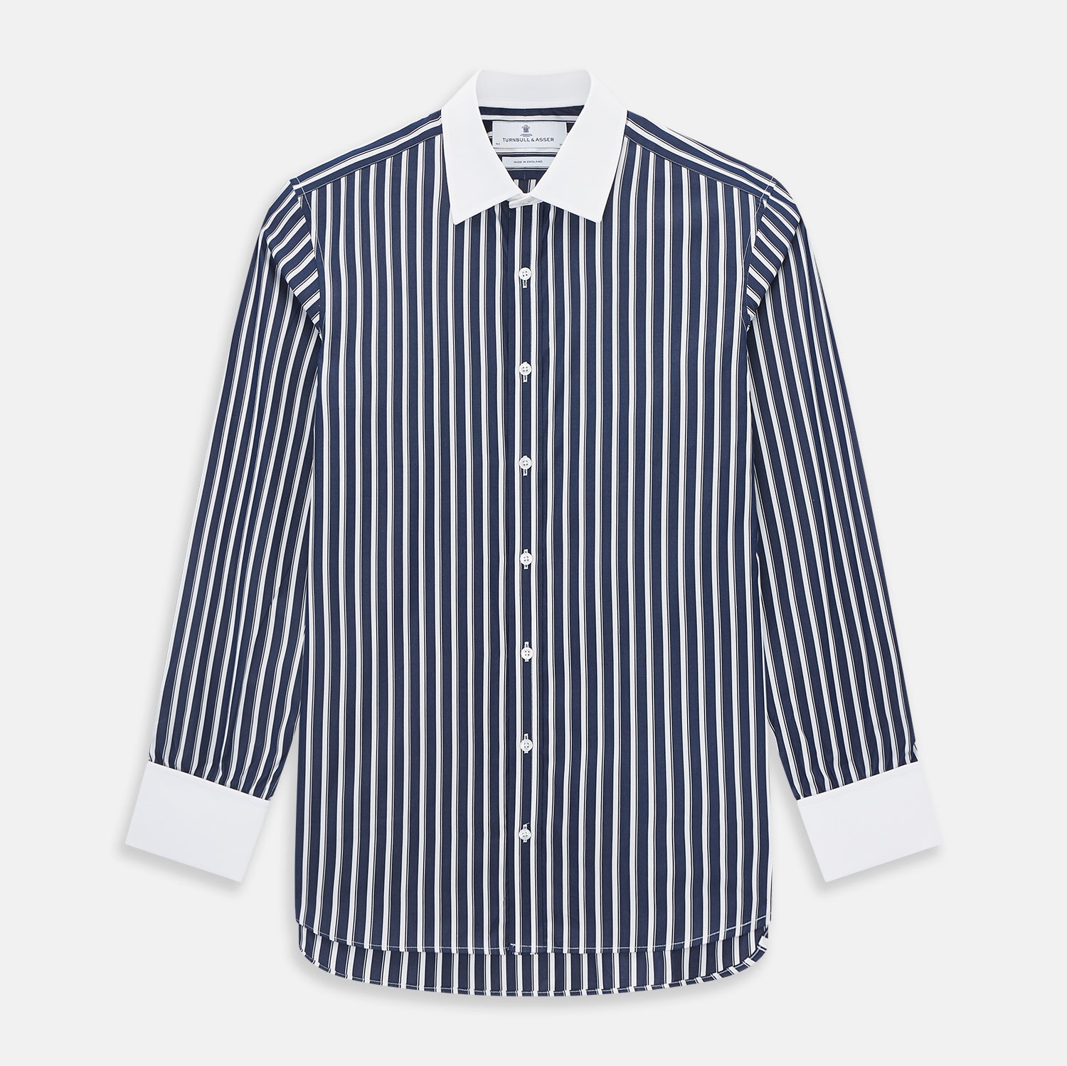 View 1 of product SHIRTS RF NEW WH T&A CLR WHITE DC WHT STRP ON NAVY 16