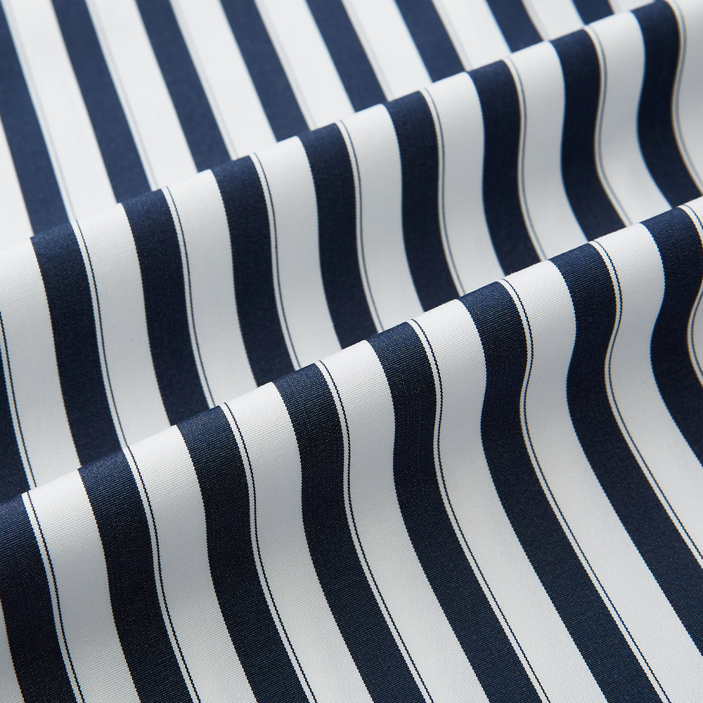 SHIRTS RF NEW WH T&A CLR WHITE DC WHT STRP ON NAVY 16
