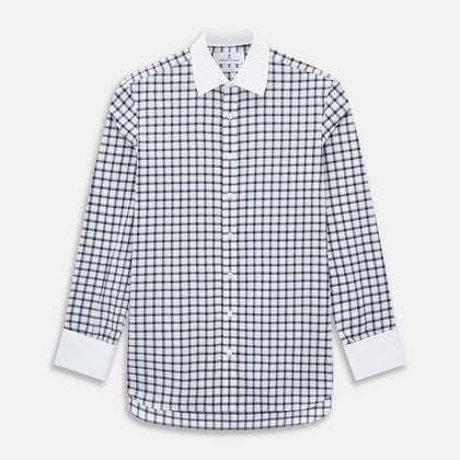 SHIRTS RF NEW WH T&A CLR WHITE DC NAVY CHK ON WHT
