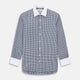 SHIRTS RF NEW WH T&A CLR WHITE DC NAVY CHK ON WHT 18.5