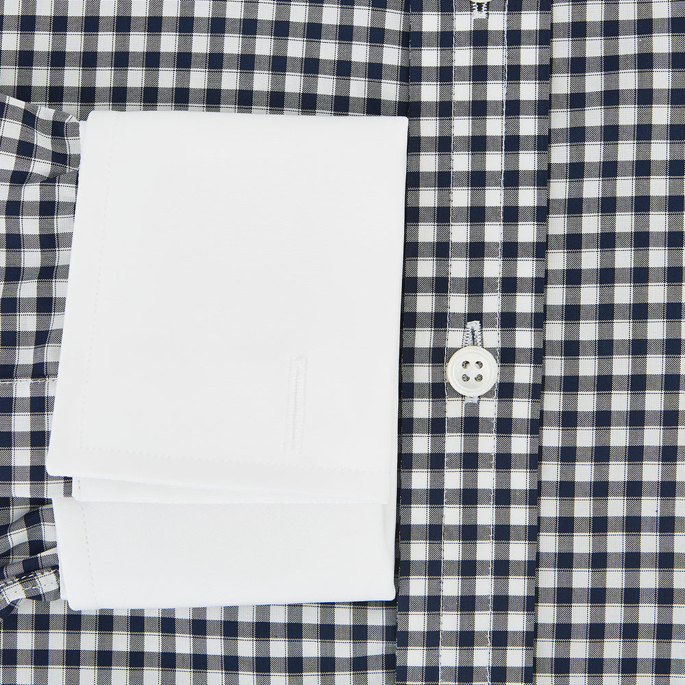 SHIRTS RF NEW WH T&A CLR WHITE DC NAVY CHK ON WHT 18.5
