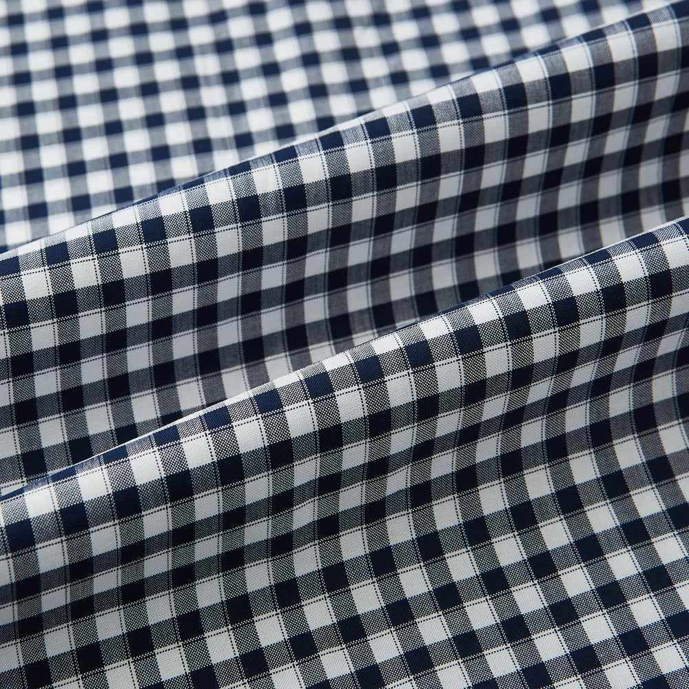 SHIRTS RF NEW WH T&A CLR WHITE DC NAVY CHK ON WHT 18.5