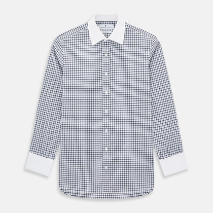 SHIRTS RF NEW WH T&A CLR WHITE DC NAVY CHK ON WHT