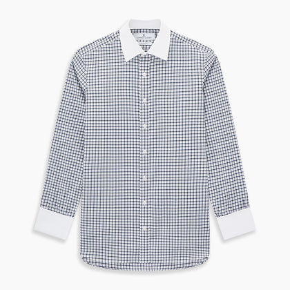 SHIRTS RF NEW WH T&A CLR WHITE DC NAVY CHK ON WHT Image 6