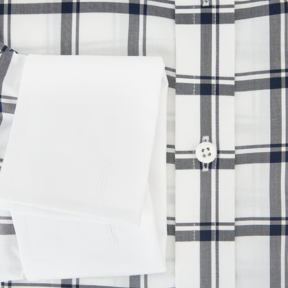 SHIRTS RF NEW WH T&A CLR WHITE DC NAVY CHK ON WHT Image 3