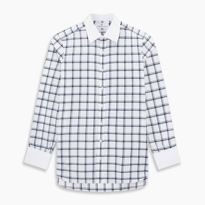 SHIRTS RF NEW WH T&A CLR WHITE DC NAVY CHK ON WHT Image 6