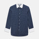SHIRTS RF NEW WH T&A CLR WHITE DC WHT CHK ON NAVY 18.5
