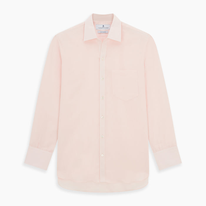 Pale Pink Cotton Cashmere Chelsea Shirt Image 6
