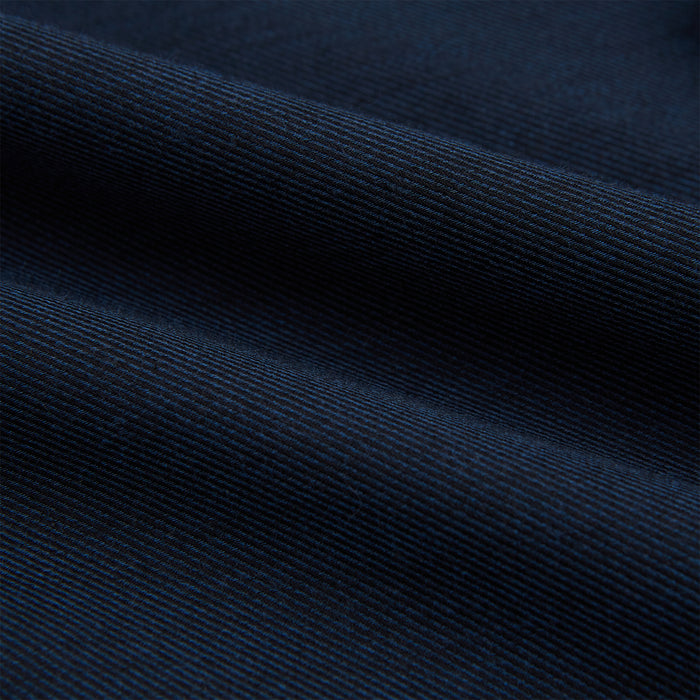 Navy Cotton Cashmere Chelsea Shirt Image 5