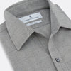 Grey Herringbone Chelsea Shirt