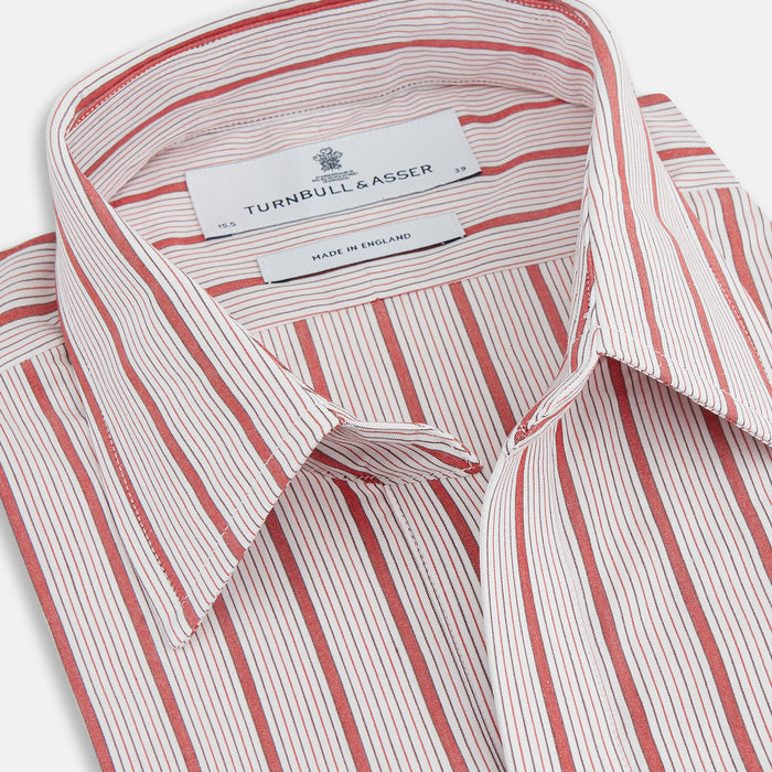 Red Multi Track Stripe Chelsea Shirt Image 1