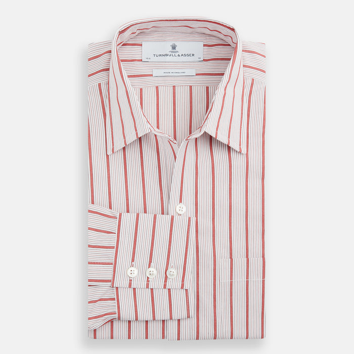 Red Multi Track Stripe Chelsea Shirt Image 4