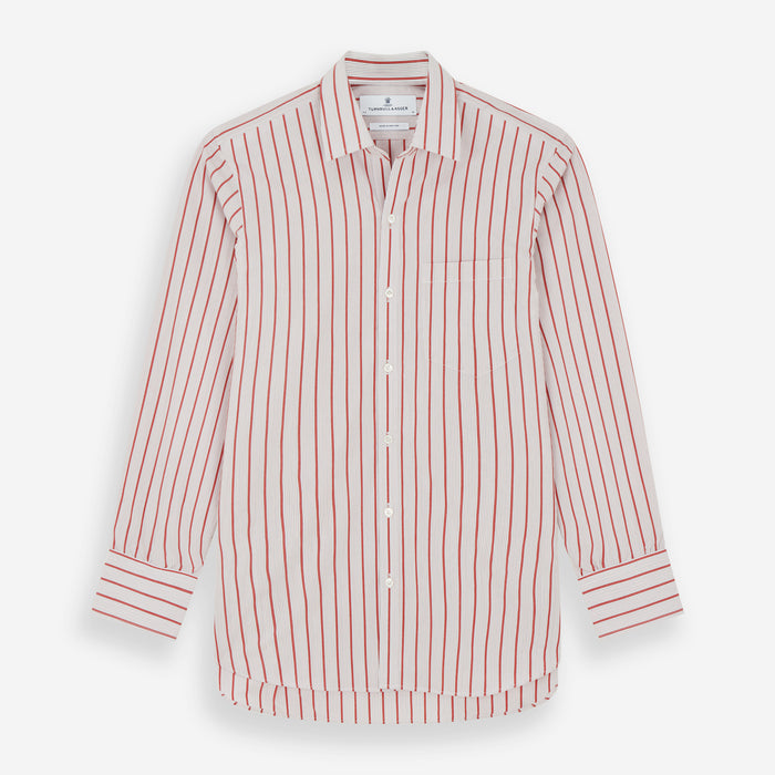 Red Multi Track Stripe Chelsea Shirt