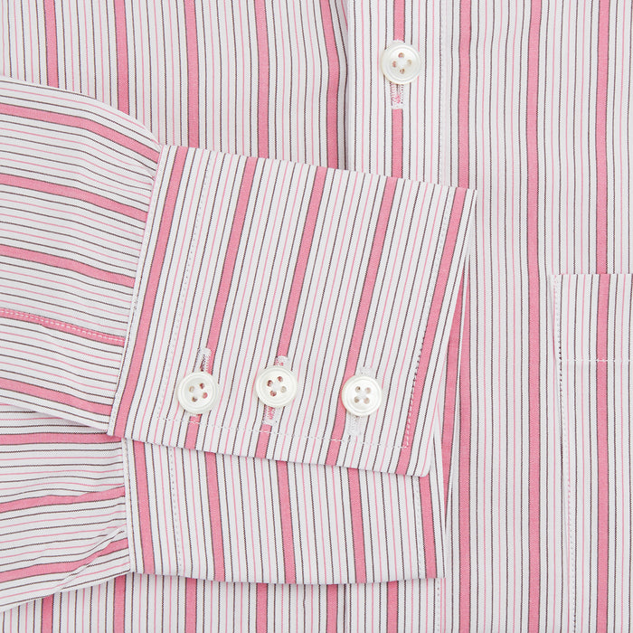 Pink Multi Track Stripe Chelsea Shirt Image 2