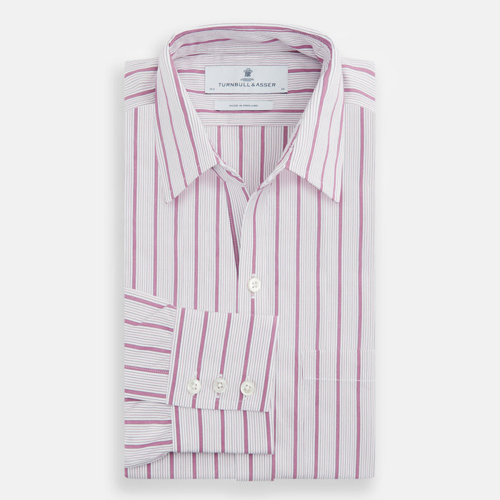 Purple Multi Track Stripe Chelsea Shirt Image 4
