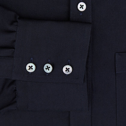 Navy Twill Chelsea Shirt Image 3