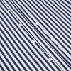 View 6 of product The Striped Navy on White Westminster Regular Fit Shirt in Cotton by Turnbull & Asser UK features vertical navy and white stripes, a classic collar, and buttoned cuffs—a refined example of British shirting, elegantly displayed on a white background.