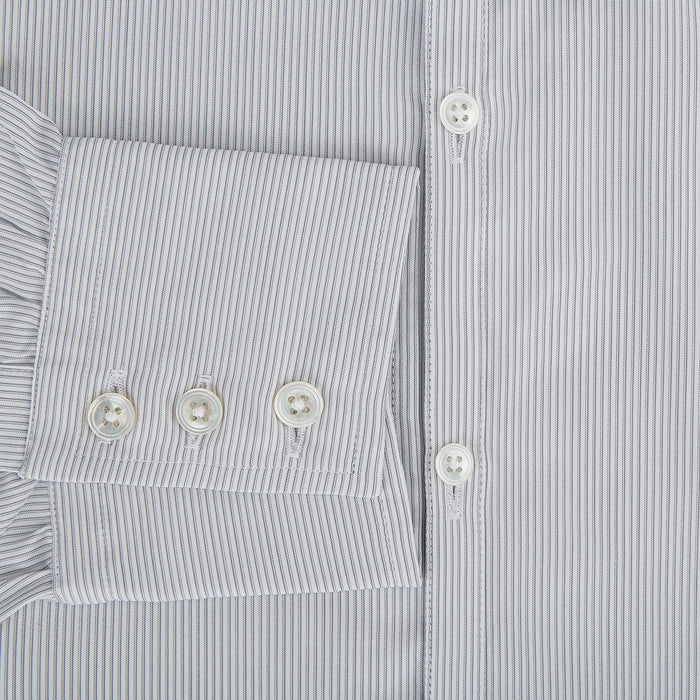 Grey Ripple Double Pinstripe Westminster Shirt Image 3