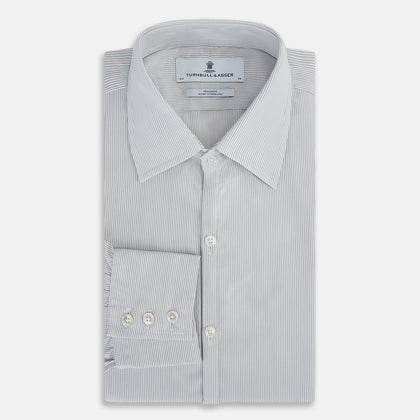 Grey Ripple Double Pinstripe Westminster Shirt Image 4