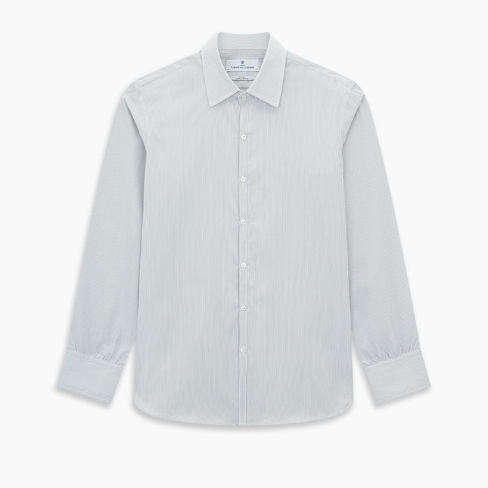 Grey Ripple Double Pinstripe Westminster Shirt Image 8