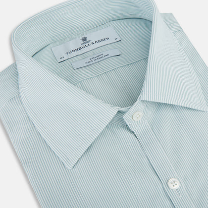 Sage Ripple Double Pinstripe Westminster Shirt Image 1