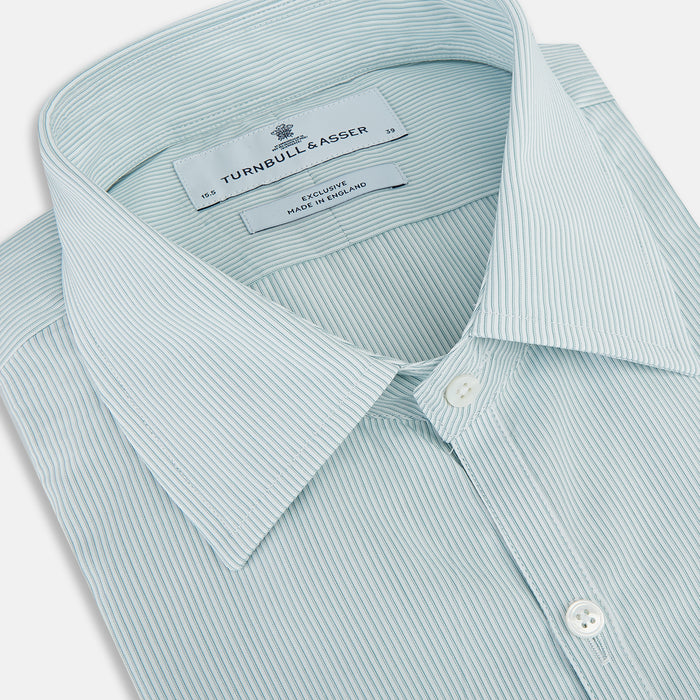 Sage Ripple Double Pinstripe Westminster Shirt Image 1