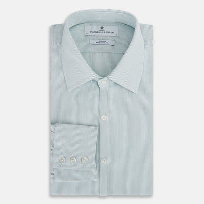 Sage Ripple Double Pinstripe Westminster Shirt Image 4
