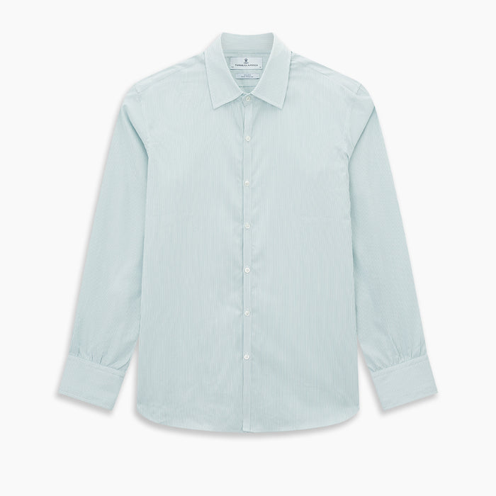 Sage Ripple Double Pinstripe Westminster Shirt Image 8