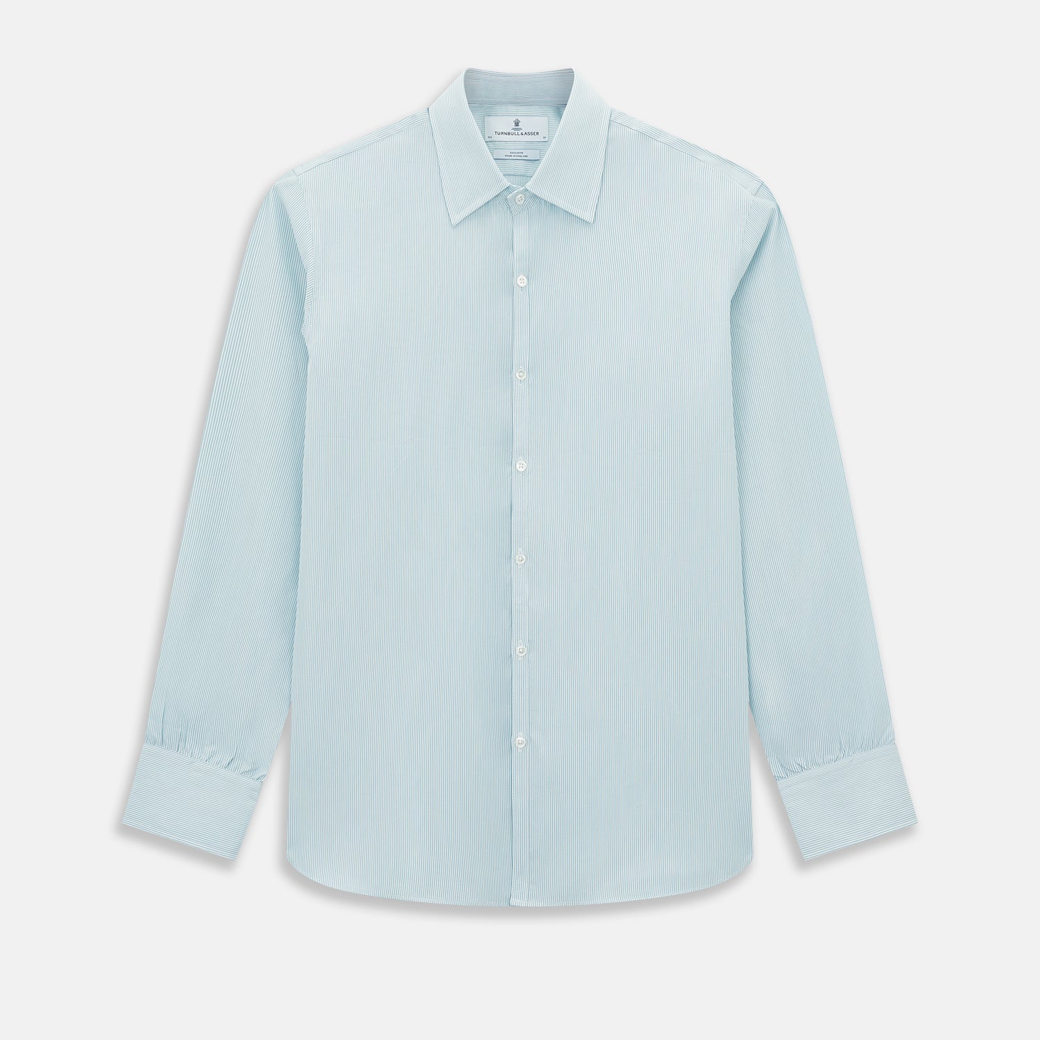 View 1 of product Turquoise Ripple Double Pinstripe Westminster Shirt 15