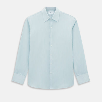 Turquoise Ripple Double Pinstripe Westminster Shirt