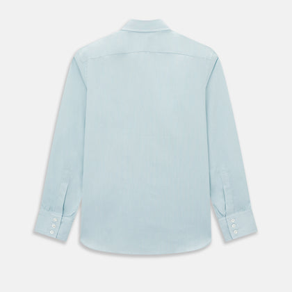 Turquoise Ripple Double Pinstripe Westminster Shirt Image 2