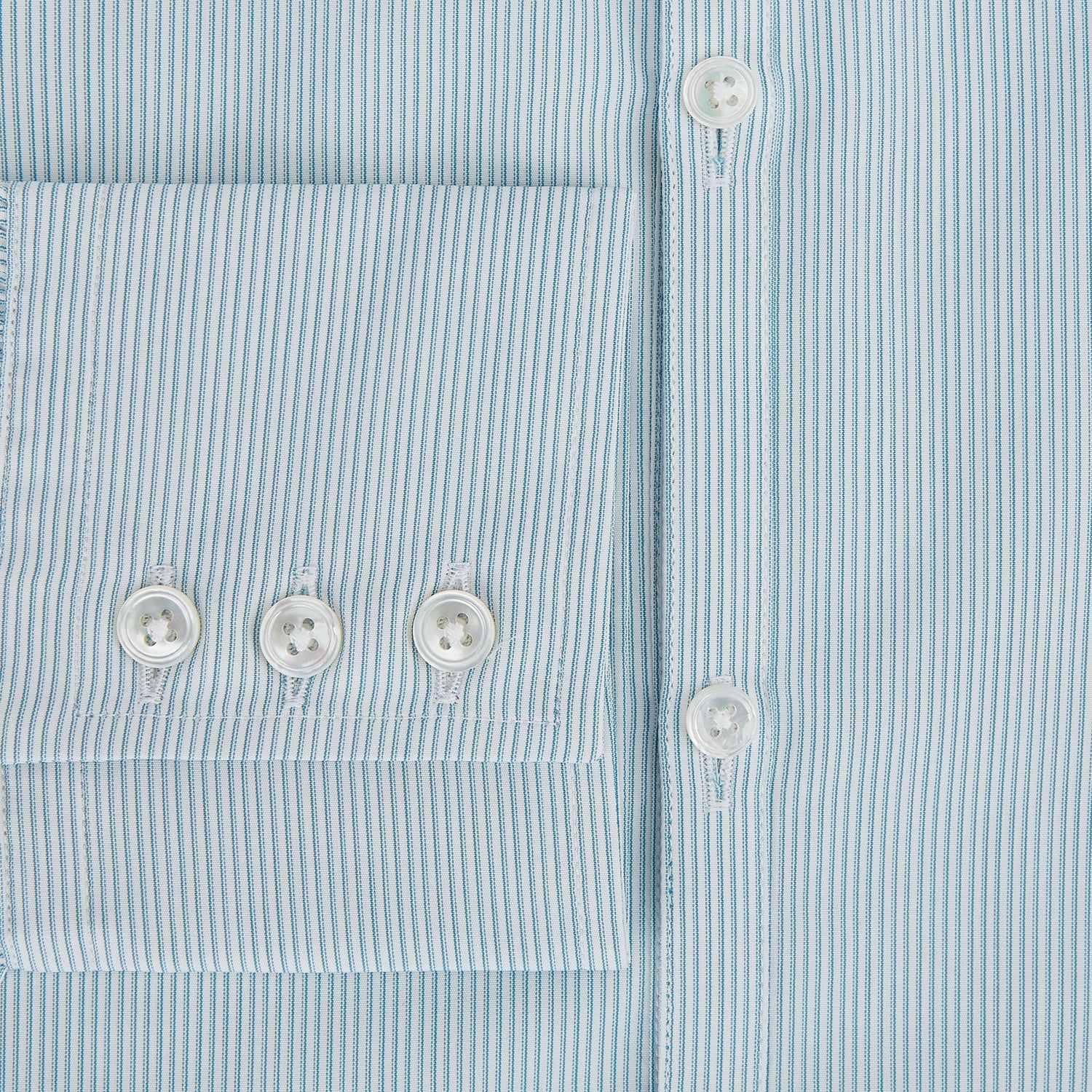 View 4 of product Turquoise Ripple Double Pinstripe Westminster Shirt 15