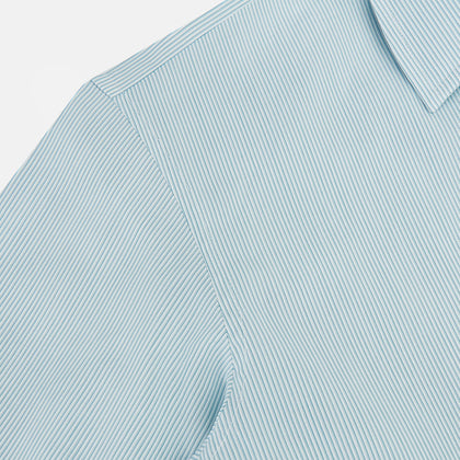 Turquoise Ripple Double Pinstripe Westminster Shirt Image 5