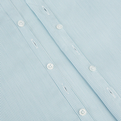 Turquoise Ripple Double Pinstripe Westminster Shirt Image 6