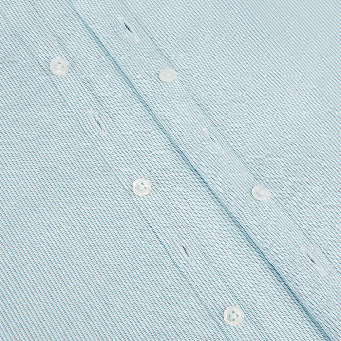 Turquoise Ripple Double Pinstripe Westminster Shirt Image 6