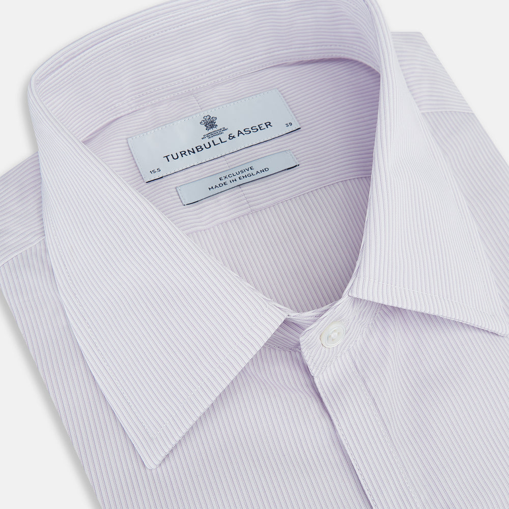 Pale Pink Ripple Double Pinstripe Westminster Shirt 15