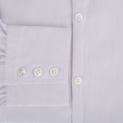 Pale Pink Ripple Double Pinstripe Westminster Shirt Image 3